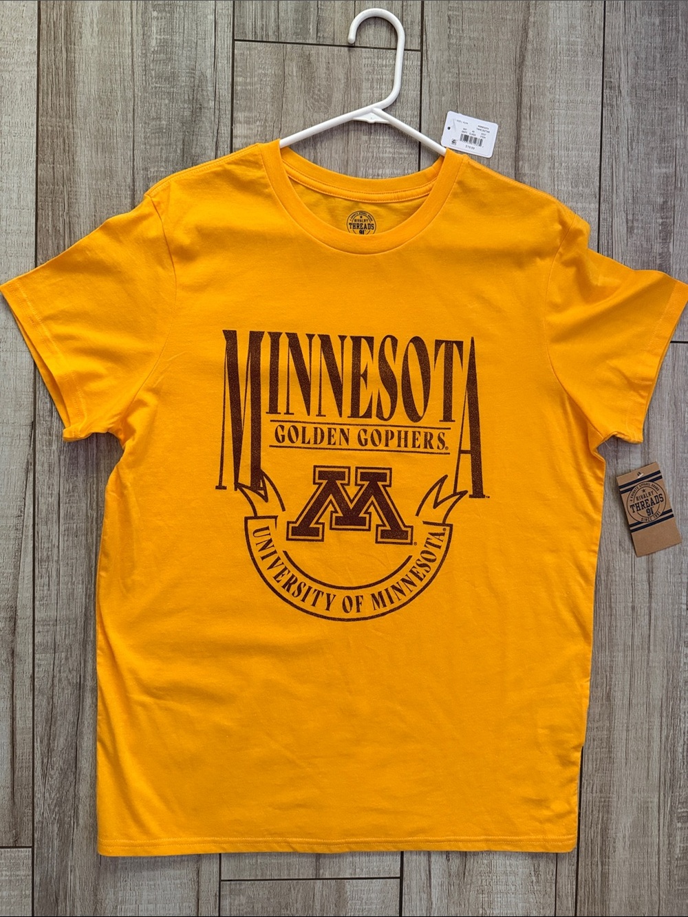 Rivalry Threads Gold Crewneck Graphic Tee
